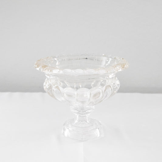 Clear Glass Compote