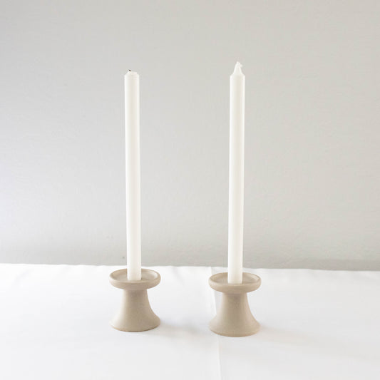 Taupe Candle Holders
