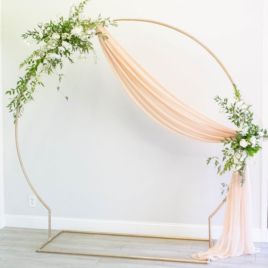 Circular Gold Metal Arch