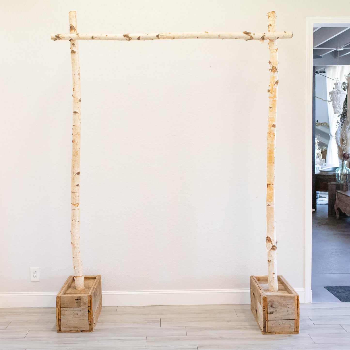 Birch Arch w/ Stands (5 piece)