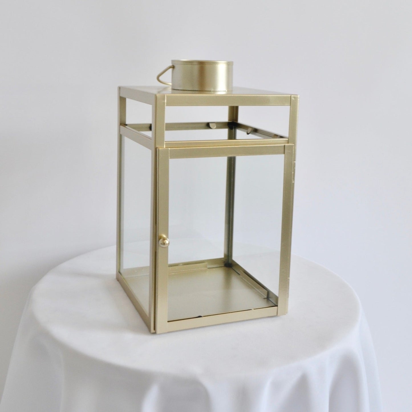Medium square metal lantern
